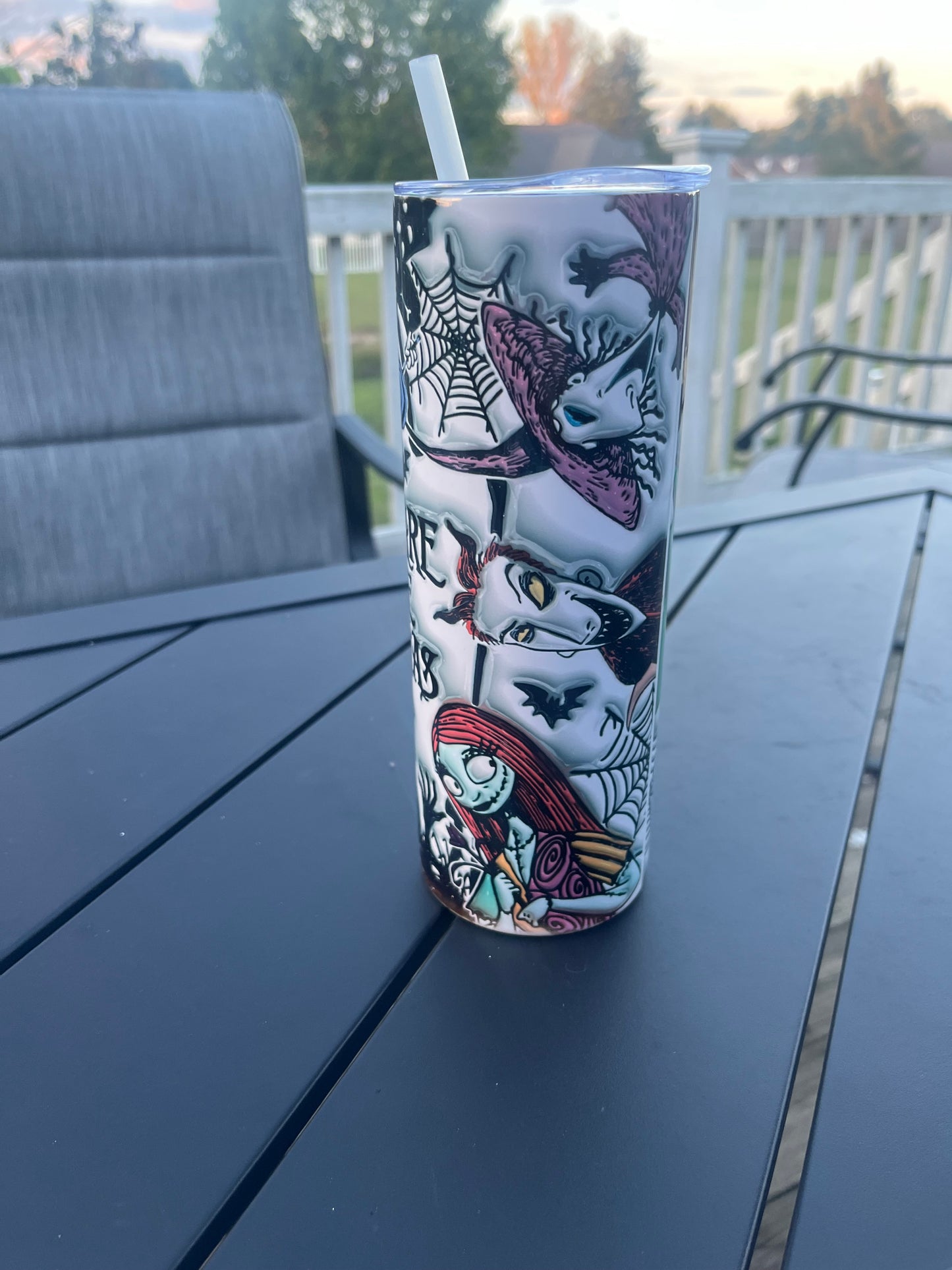 Nightmare before Christmas tumbler