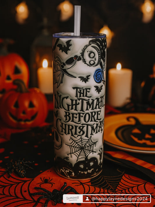 Nightmare before Christmas tumbler