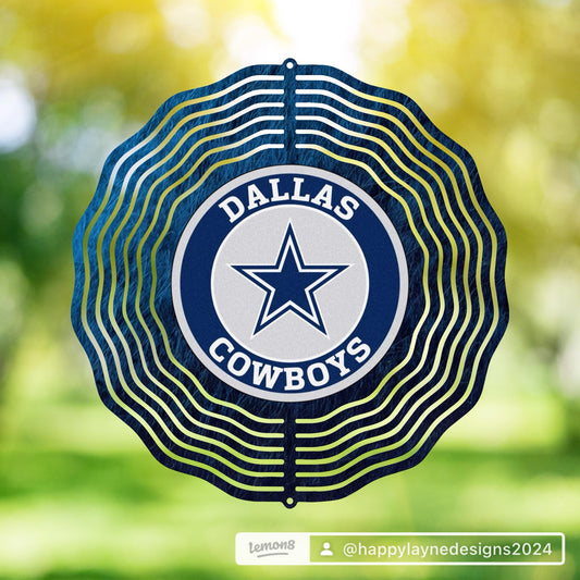 Dallas Cowboys 8 inch Wind Spinner