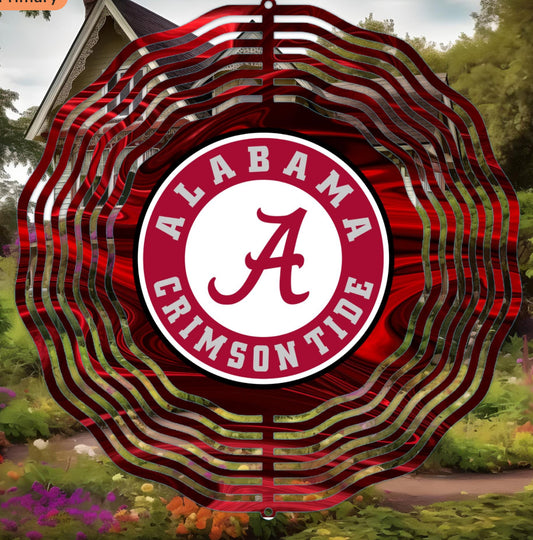 Alabama Crimson Tide 8 inch Wind Spinner